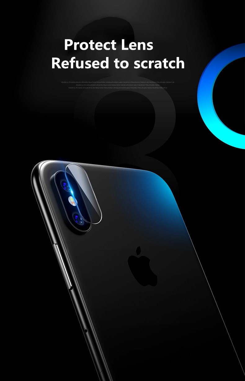 Bakeeytrade-Arc-Edge-Back-Cover-Camera-Lens-Tempered-Glass-Protector-Film-for-iPhone-X-1207702-4